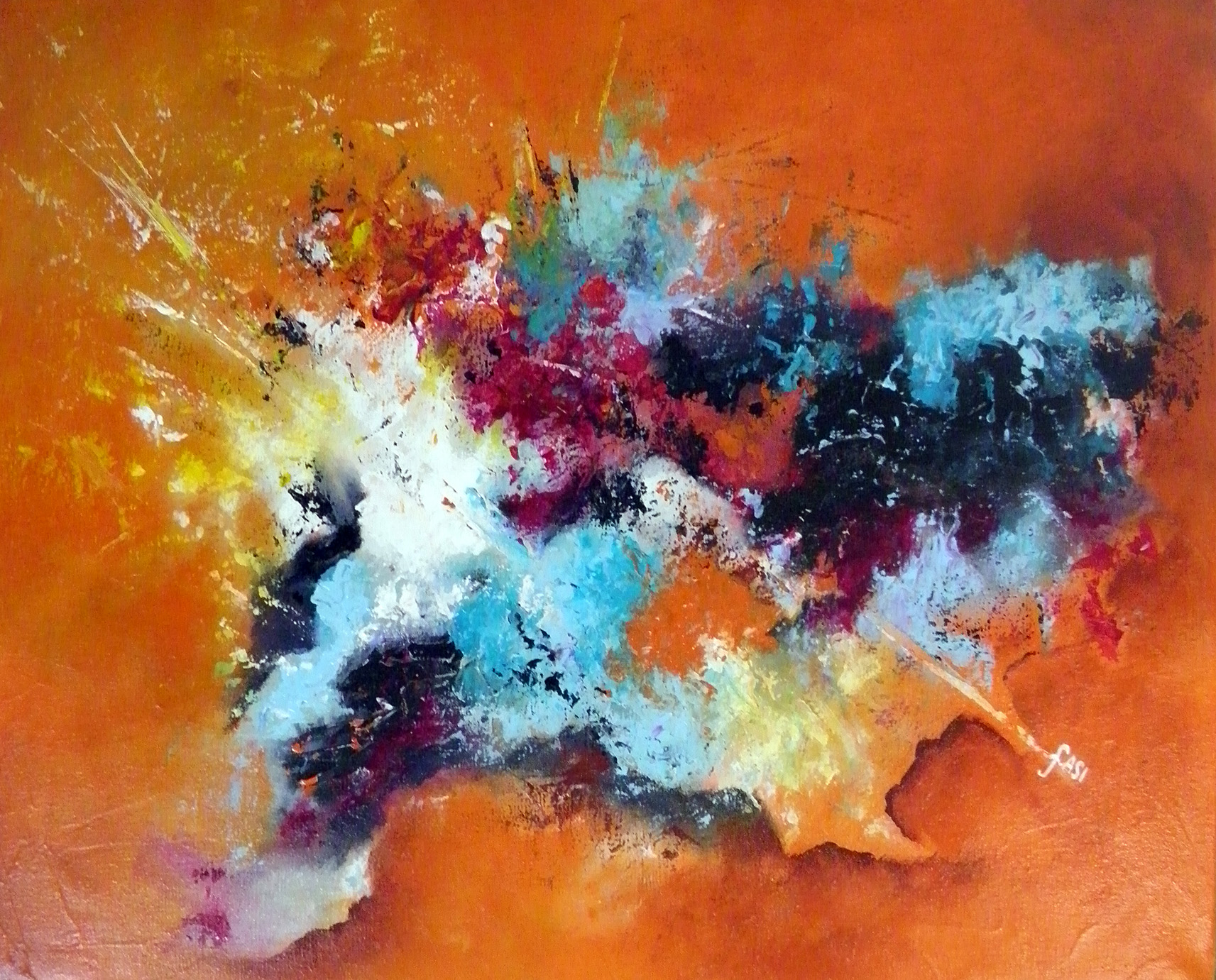 "Bouquet Final" - 50*40cm - 2018 - 380€