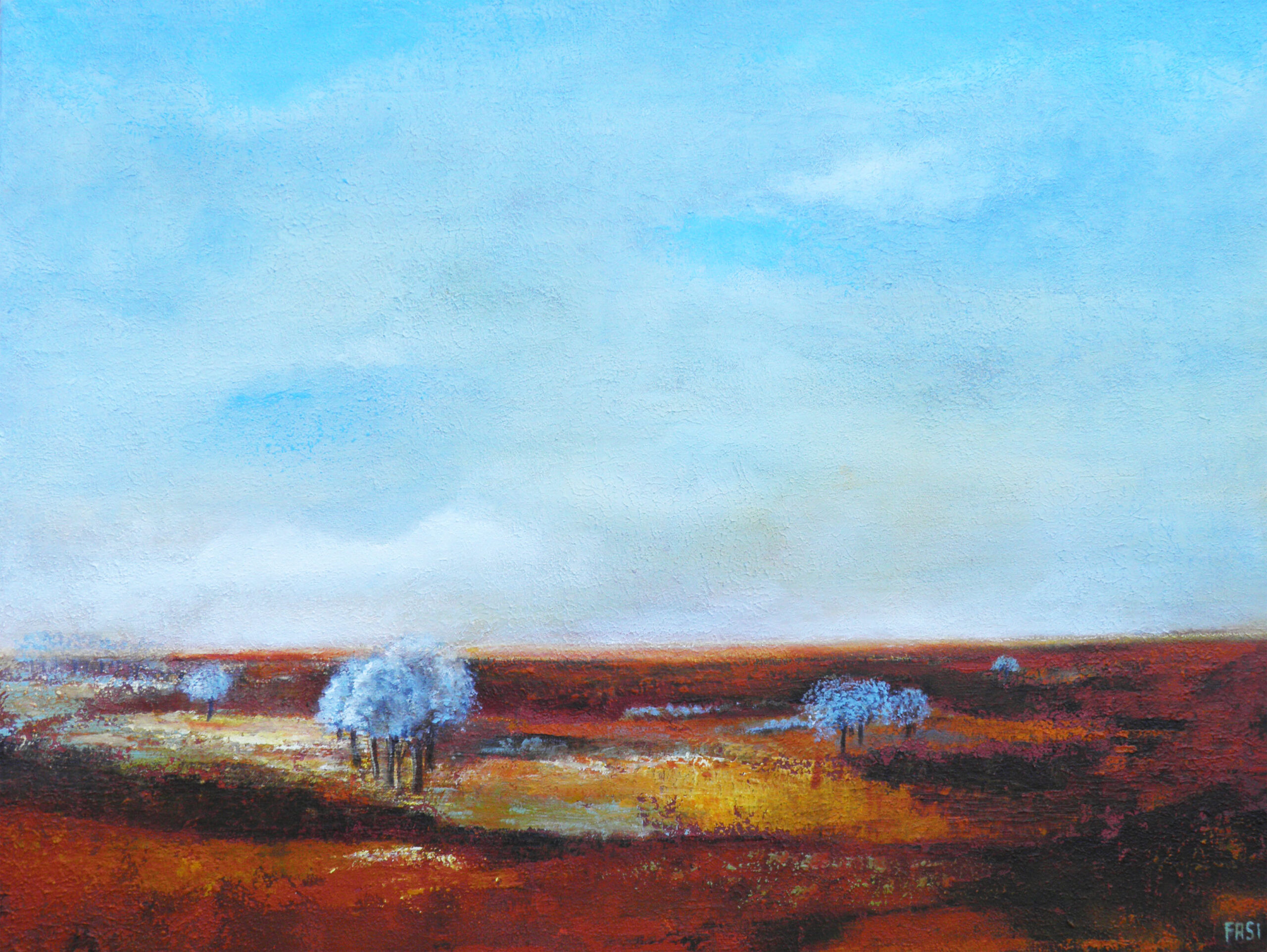"Les Arbres Bleus" - 2013 - 80*60cm - 960€